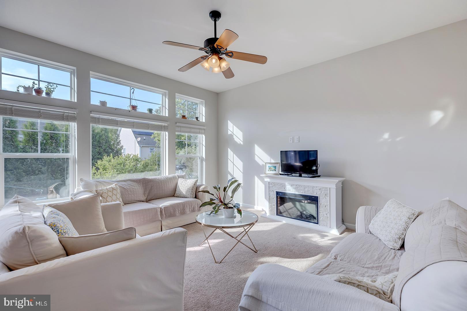 117 Carriage Drive Milton, DE 19968 - Photo 14 of 62 a living room with furniture a fireplace and a flat screen tv