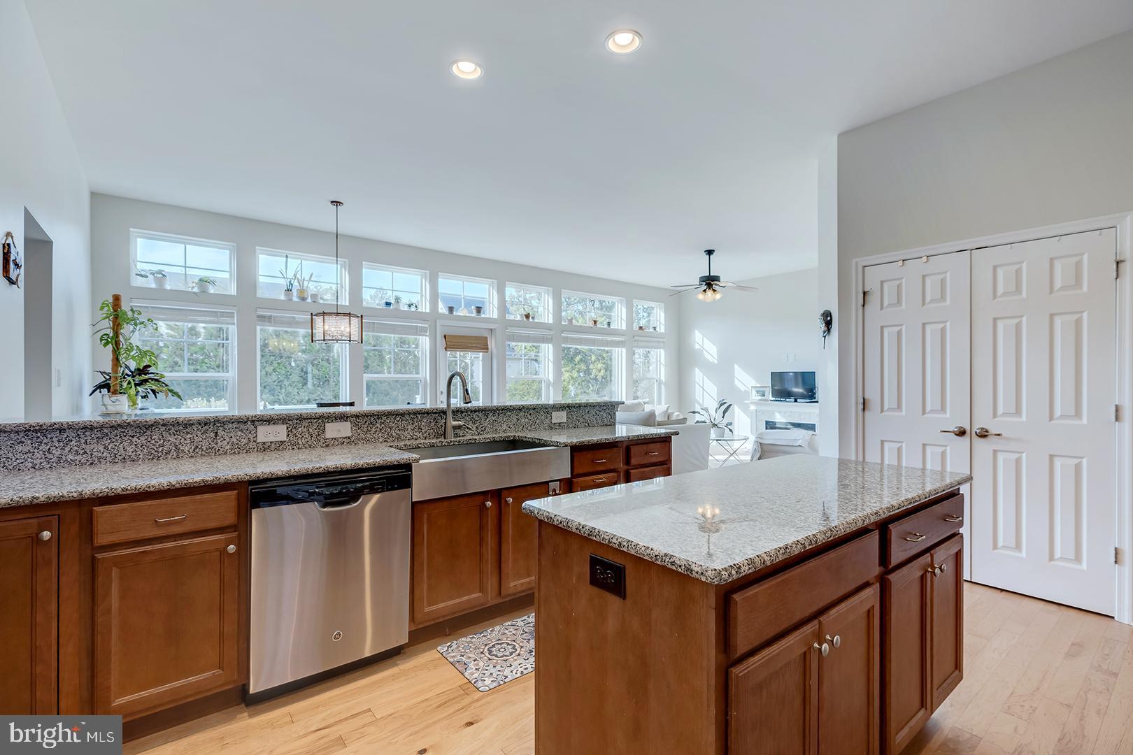 117 Carriage Drive Milton, DE 19968 - Photo 3 of 62 a kitchen with granite countertop a sink and cabinets
