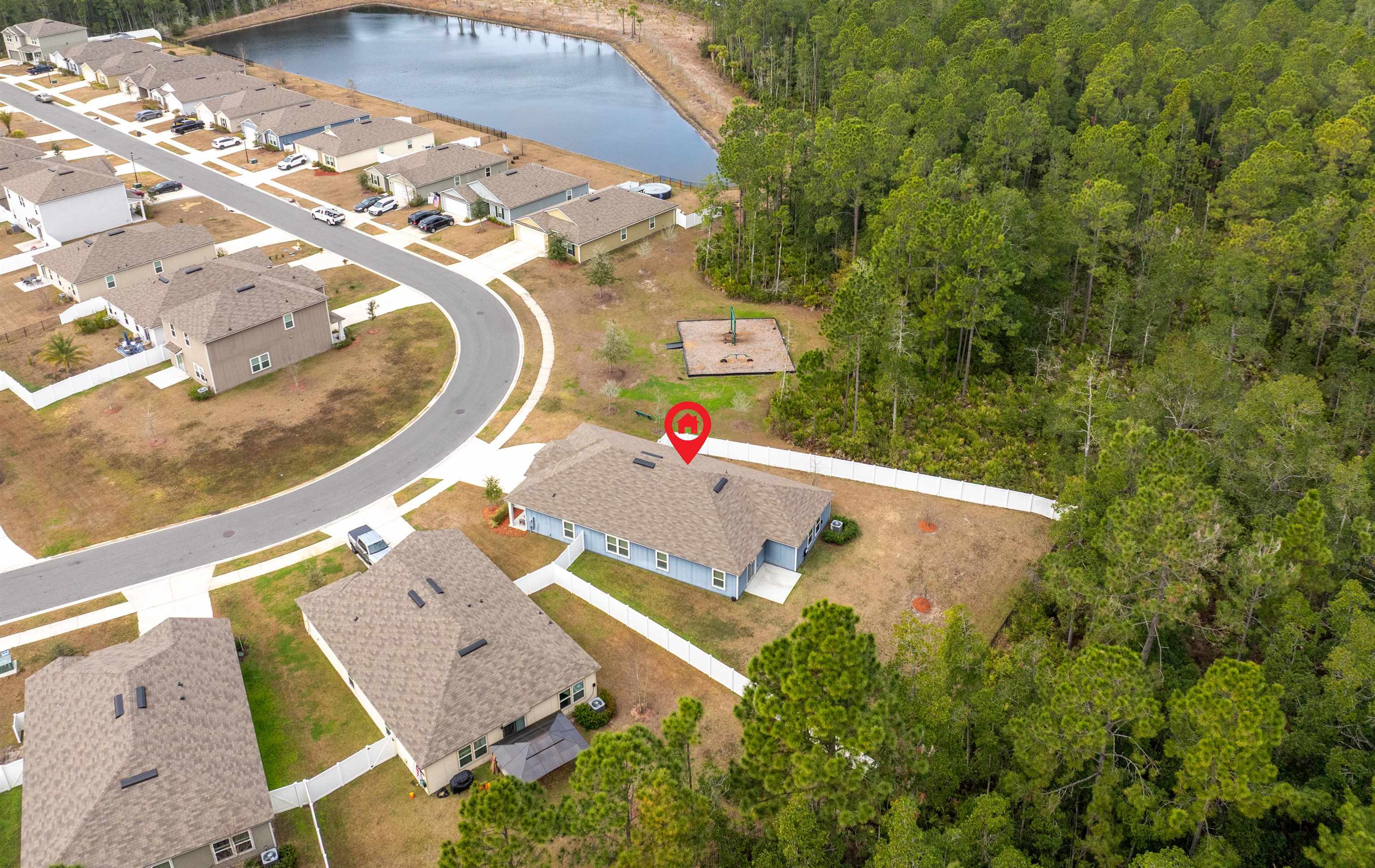 154 Falcon Ridge Road St. Augustine, FL 32084 - Photo 34 of 38 an aerial view of a house