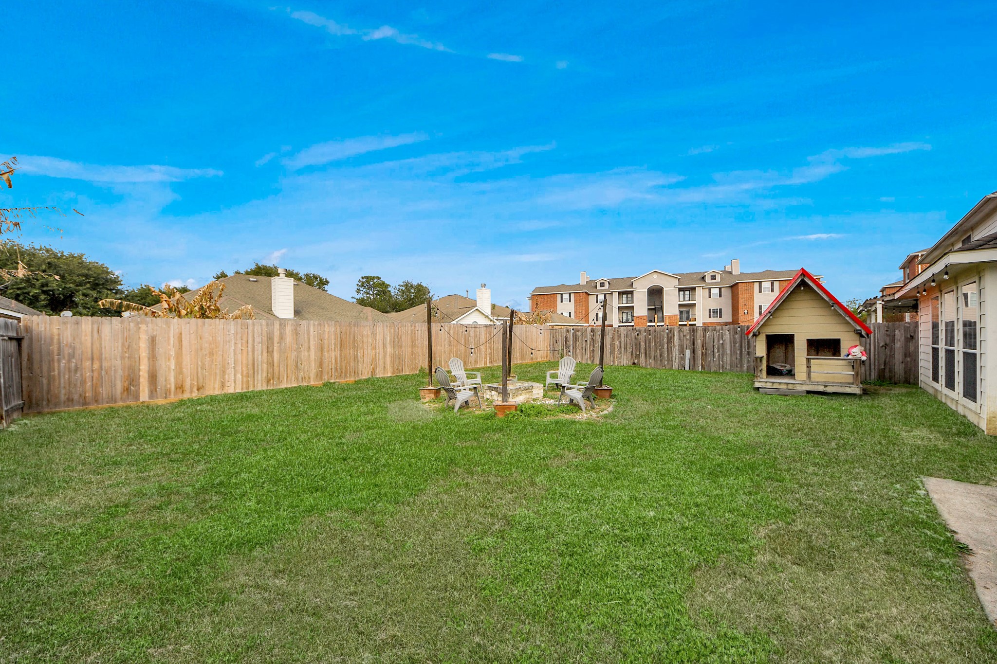 515 Spindle Ridge Drive Spring, TX 77386 - Photo 44 of 47 a view of a garden with a house in the background