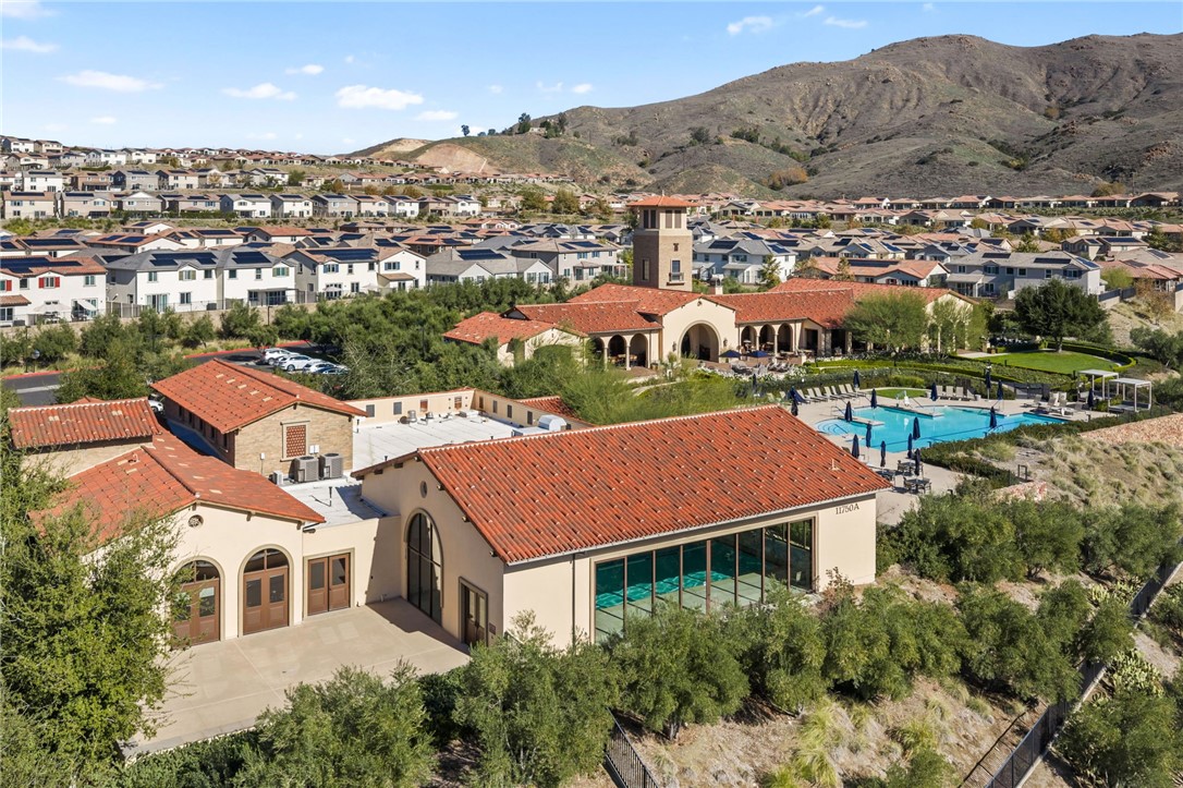 11463 Explorer Court Temescal Valley, CA 92883 - Photo 55 of 59 an aerial view of residential houses and city street