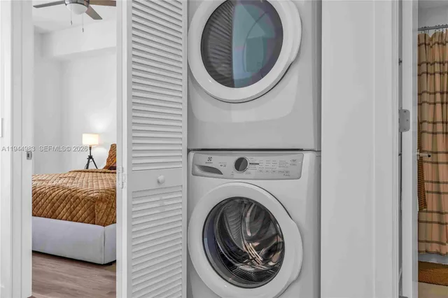 a view of a city skyline from a balcony