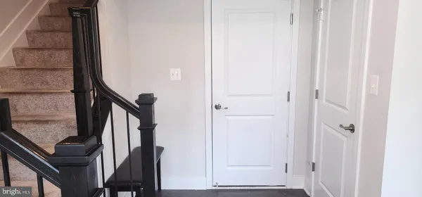 a view of front door and stairs