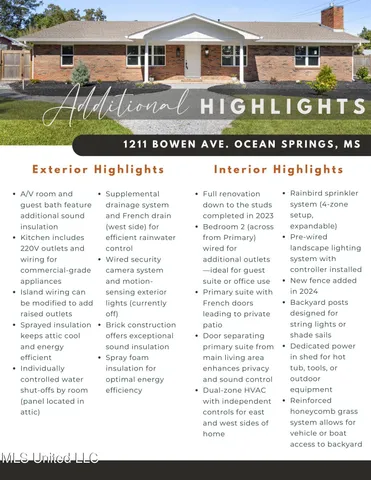 $769,000 | 1211 Bowen Avenue, Ocean Springs, MS 39564