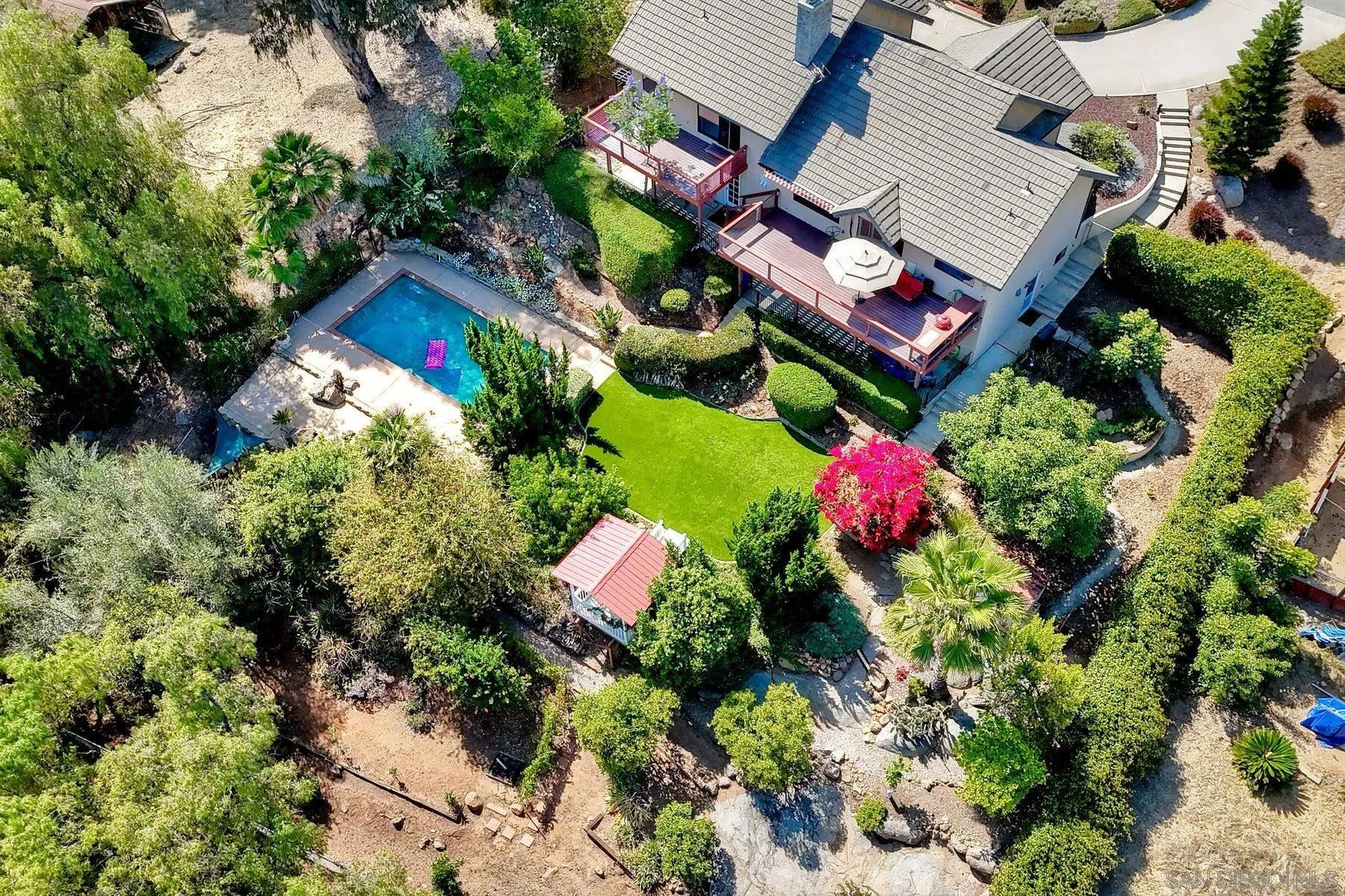 1419 Rimrock Drive Escondido, CA 92027 - Photo 45 of 47 Aerial View