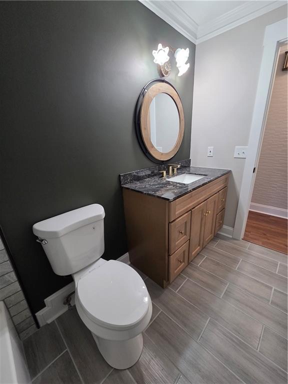 1012 Highway 332 Pendergrass, GA 30567 - Photo 27 of 51 a bathroom with a toilet a sink and a mirror