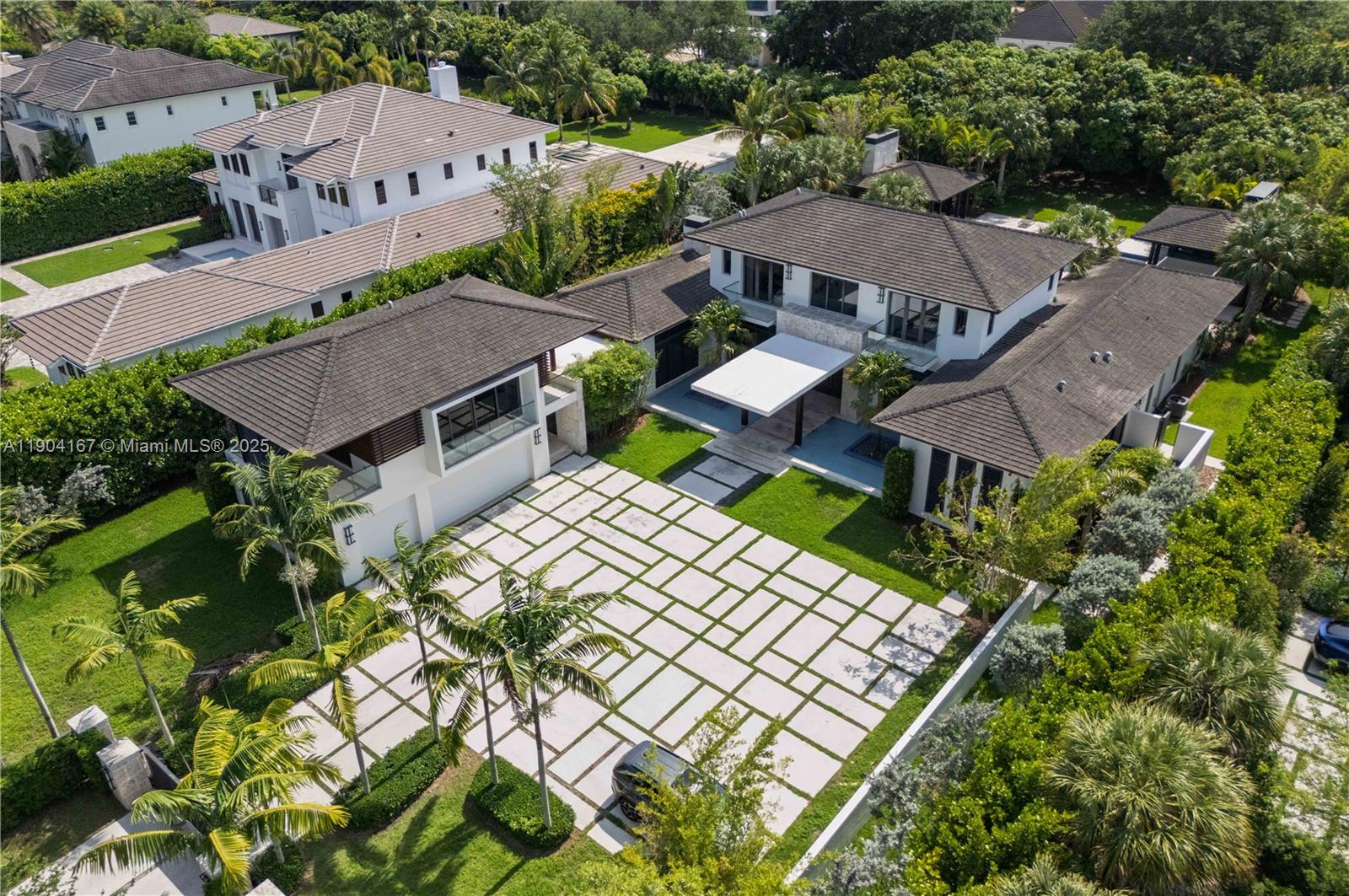 9000 Southwest 63rd Court Pinecrest, FL 33156 - Photo 36 of 36 an aerial view of a house with swimming pool and outdoor seating