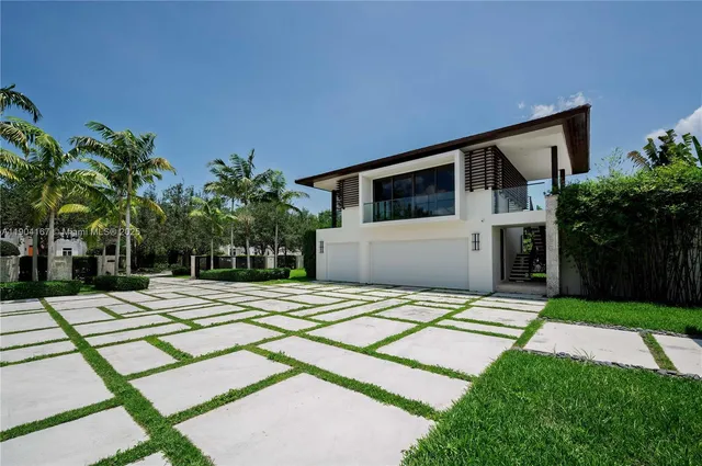 a house with yard in front of it