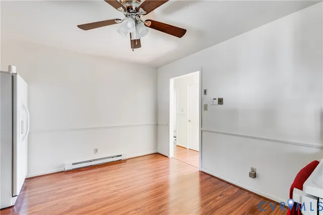 wooden floor in an empty room