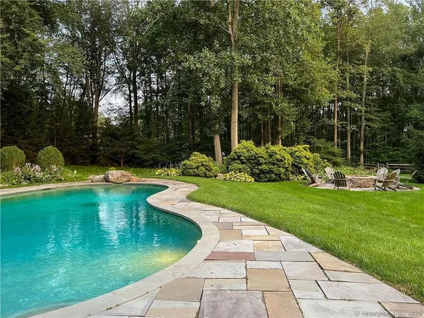 a view of a garden
