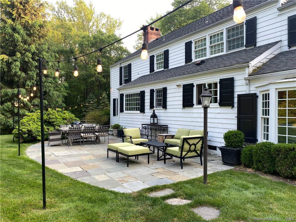 231 Turtle Back Road New Canaan, CT 06840 - Photo 6 of 29 Patio at rear of house