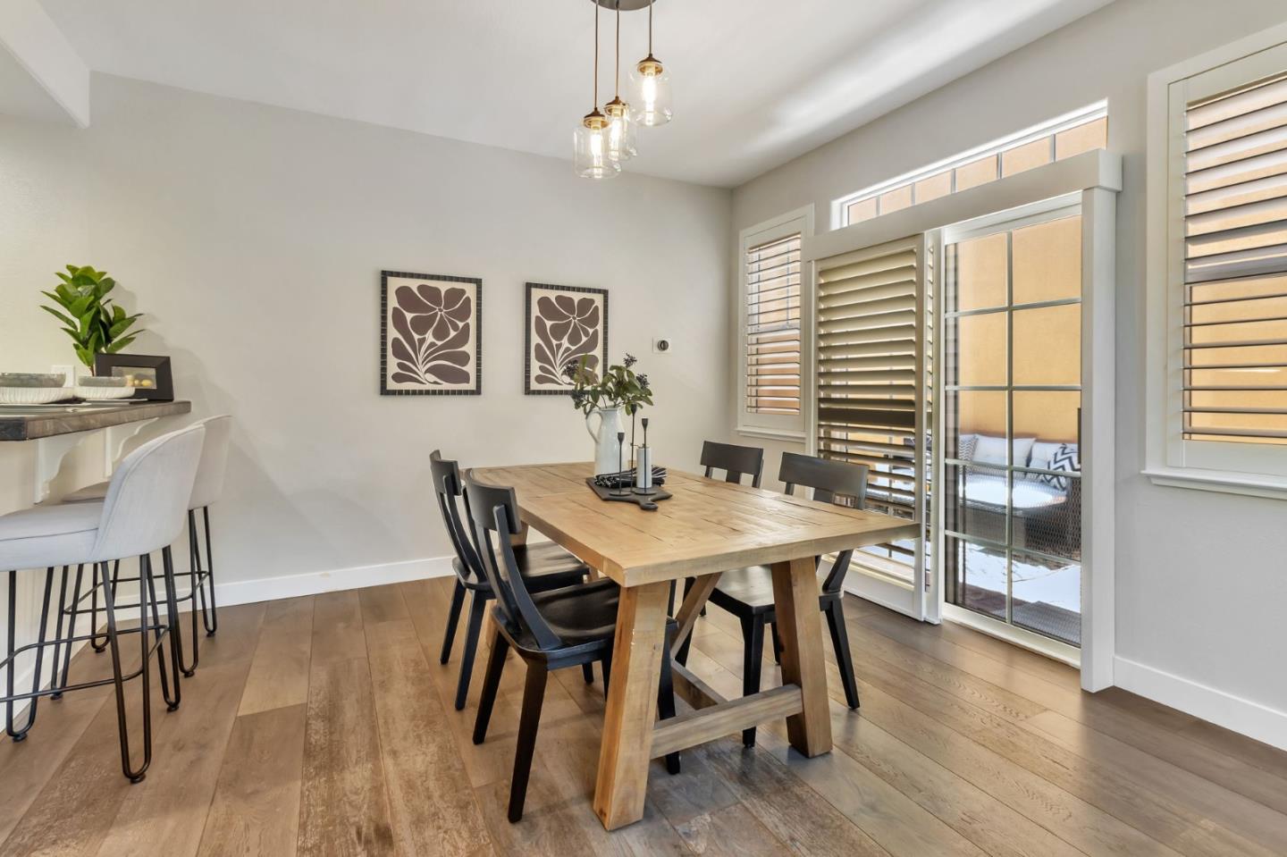 72 Cannery Circle Campbell, CA 95008 - Photo 12 of 31 a view of a dining room with furniture and wooden floor