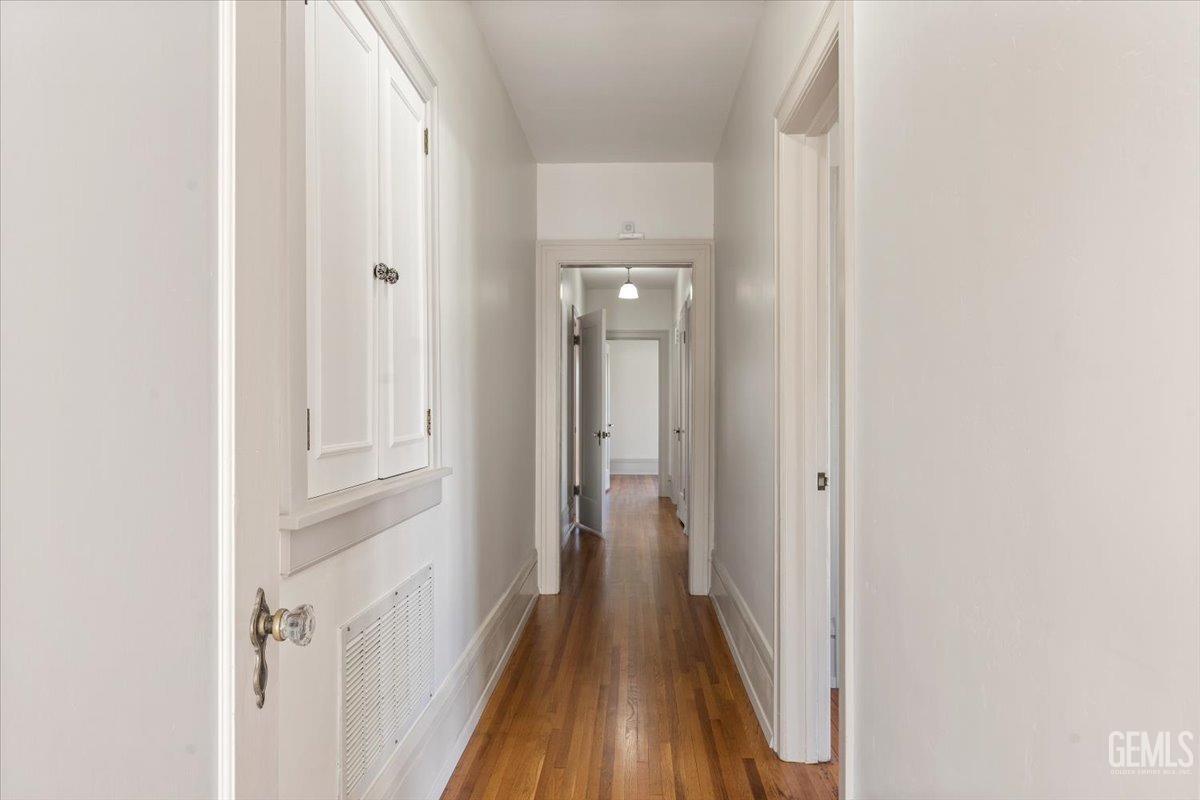 Undisclosed Address Bakersfield, CA 93305 - Photo 24 of 49 a view of a bathroom from the hallway