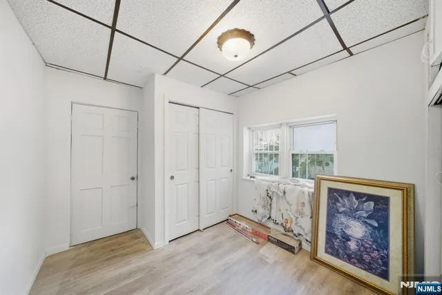 a view of a refrigerator in kitchen