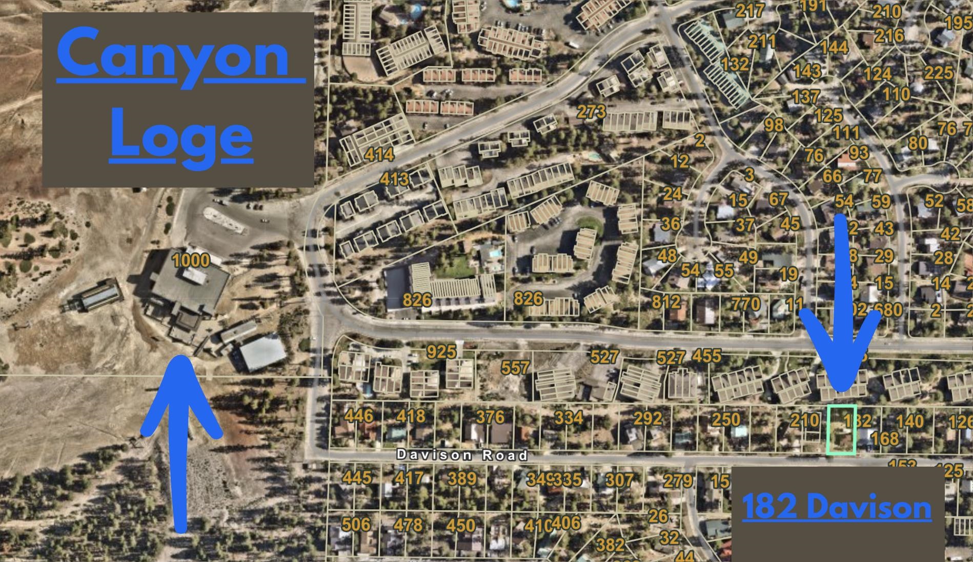 182 Davison Road Mammoth Lakes, CA 93546 - Photo 20 of 25 a close up of a street sign