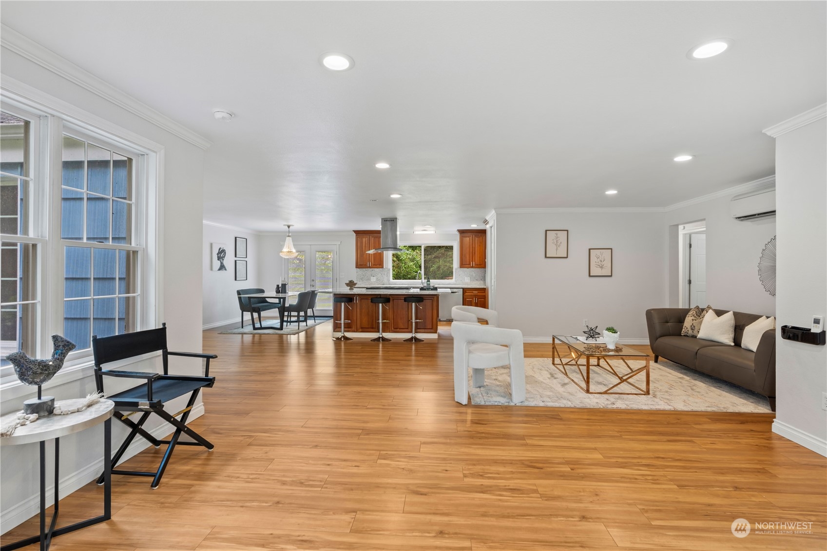 11420 Tower Road Southwest Lakewood, WA 98498 - Photo 8 of 40 a living room with furniture and wooden floor