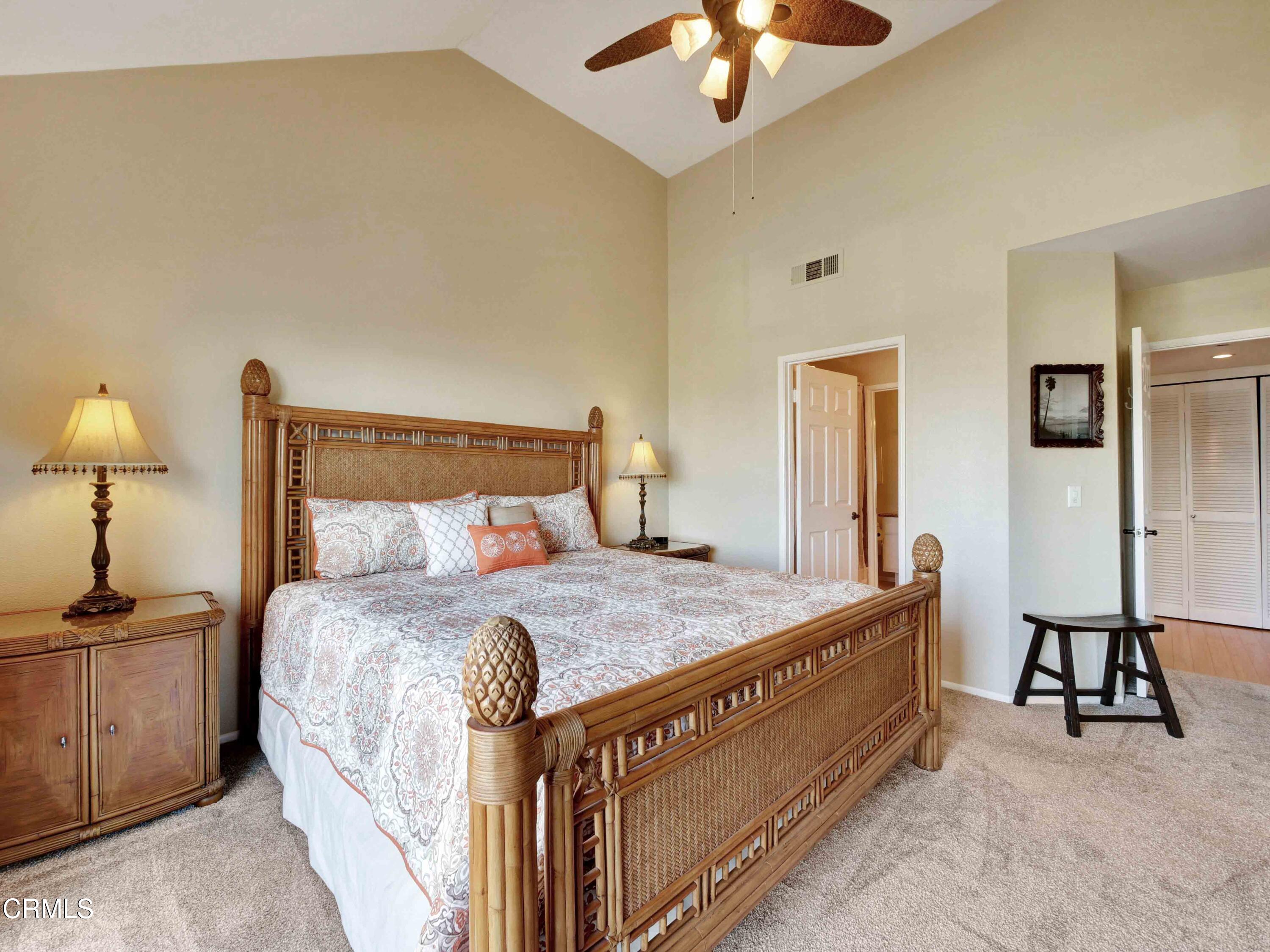 558 Terrace View Place Port Hueneme, CA 93041 - Photo 32 of 52 a bed room with a bed and a lamp