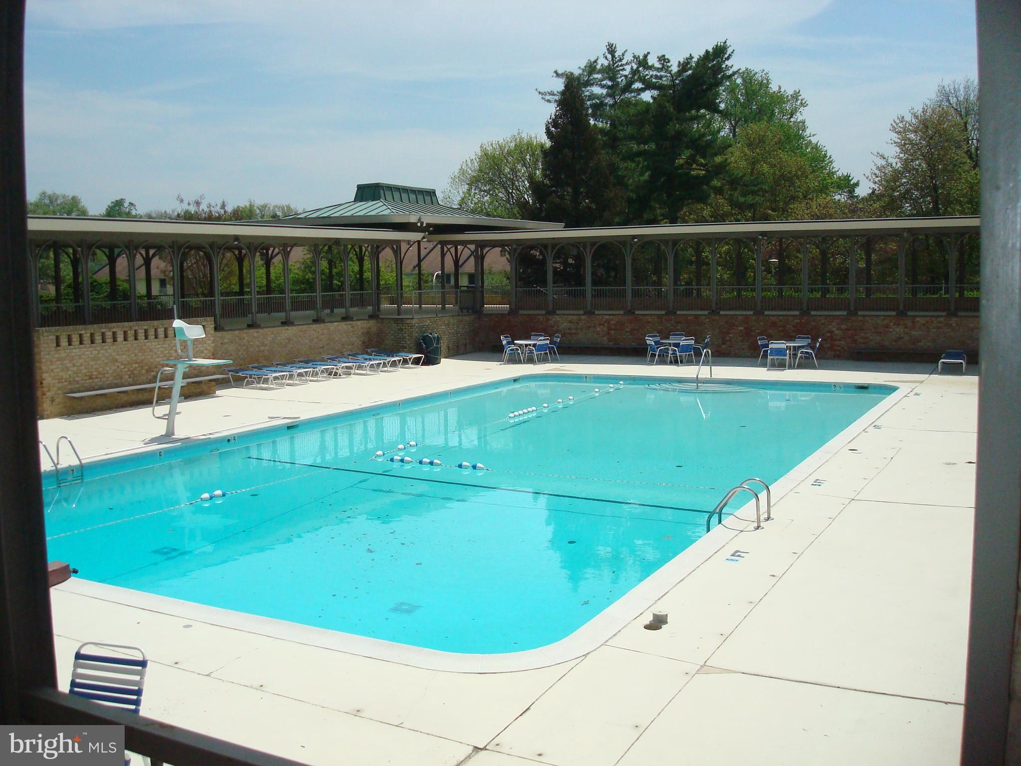 3413 St Leonards Court, Unit 110A Silver Spring, MD 20906 - Photo 37 of 50 Outdoor pool & lanai.