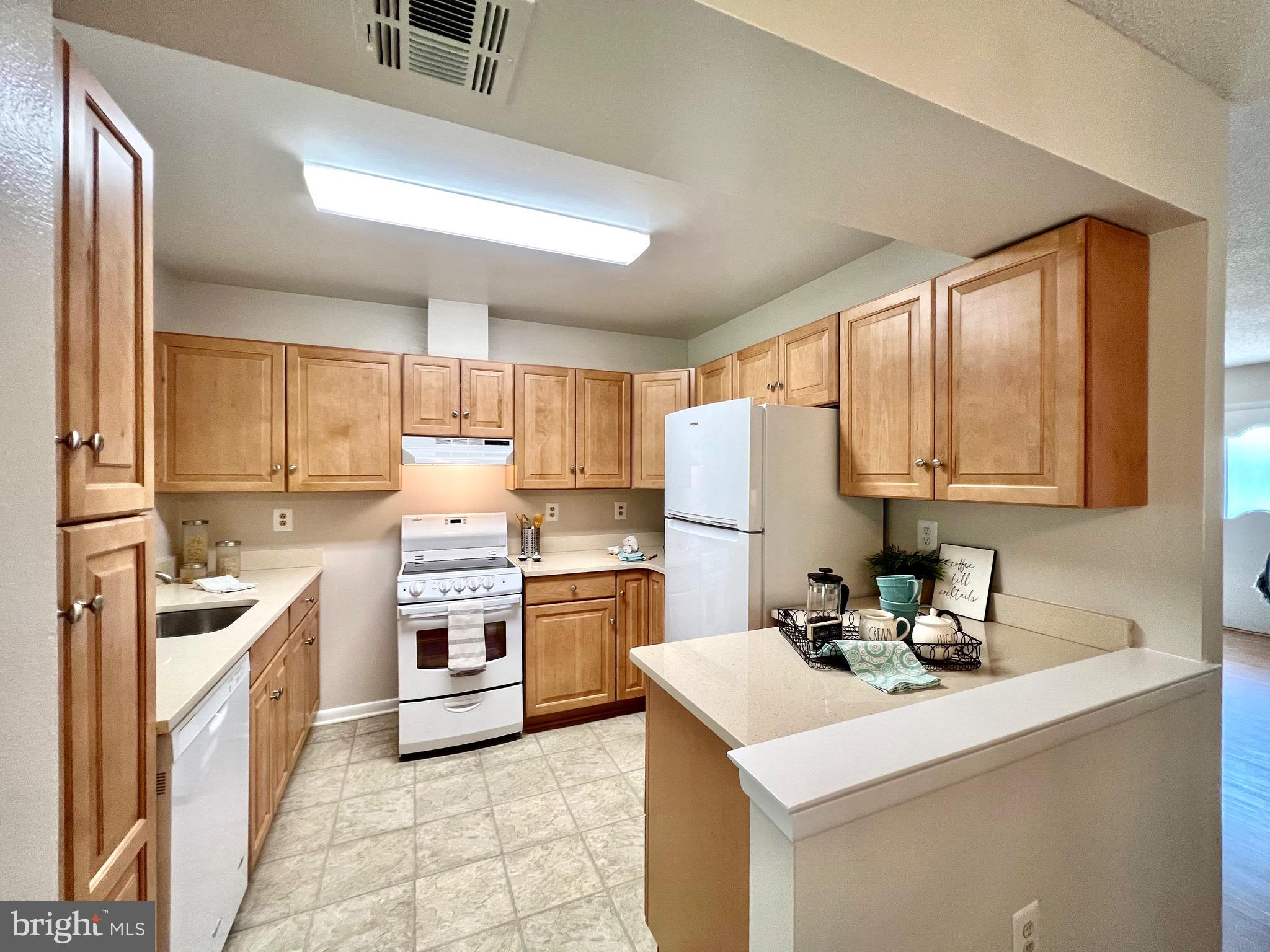 3413 St Leonards Court, Unit 110A Silver Spring, MD 20906 - Photo 7 of 50 Open kitchen, remodeled in 2015.
