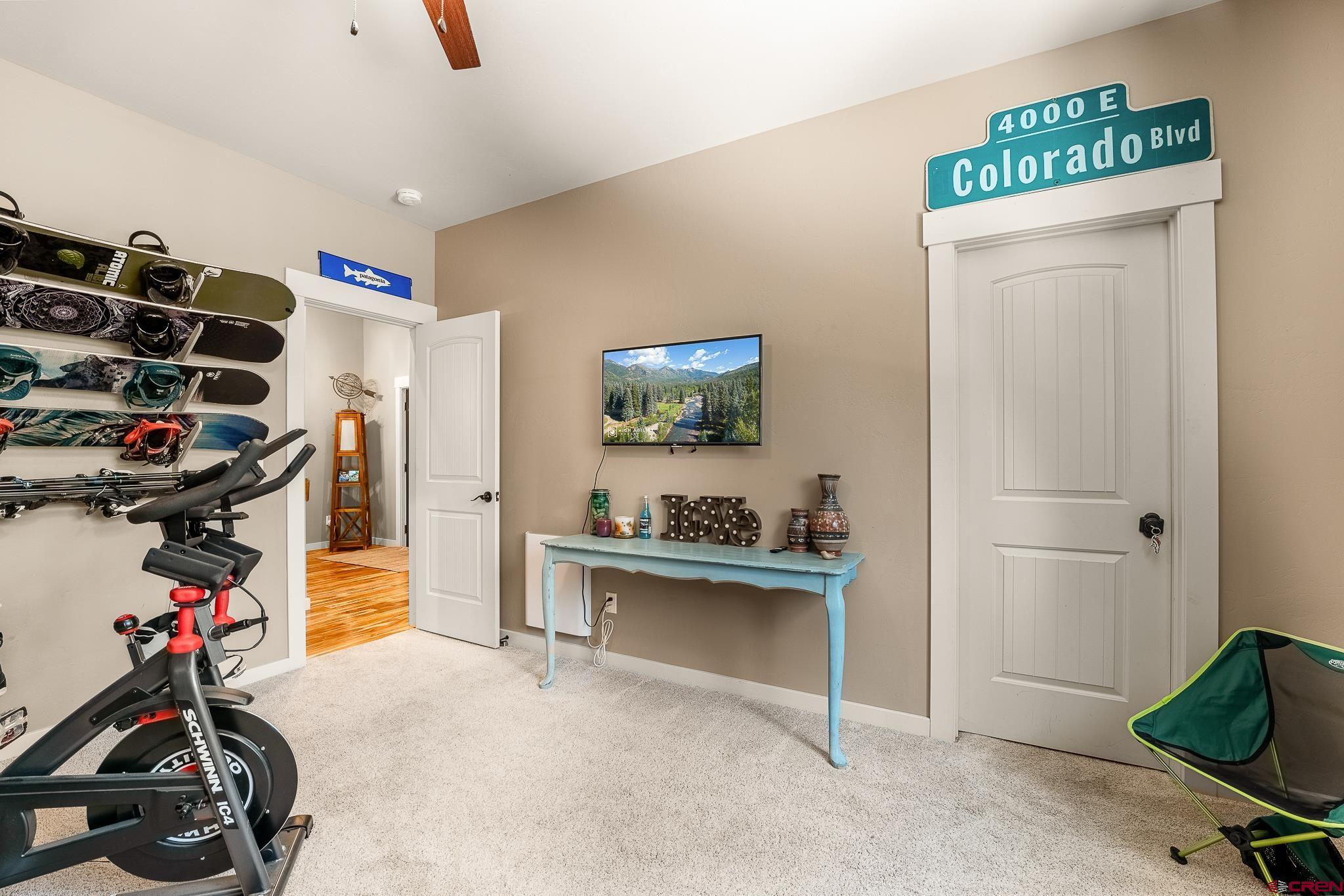 671 Sierra Circle Durango, CO 81301 - Photo 33 of 35 a view of a room with gym equipment