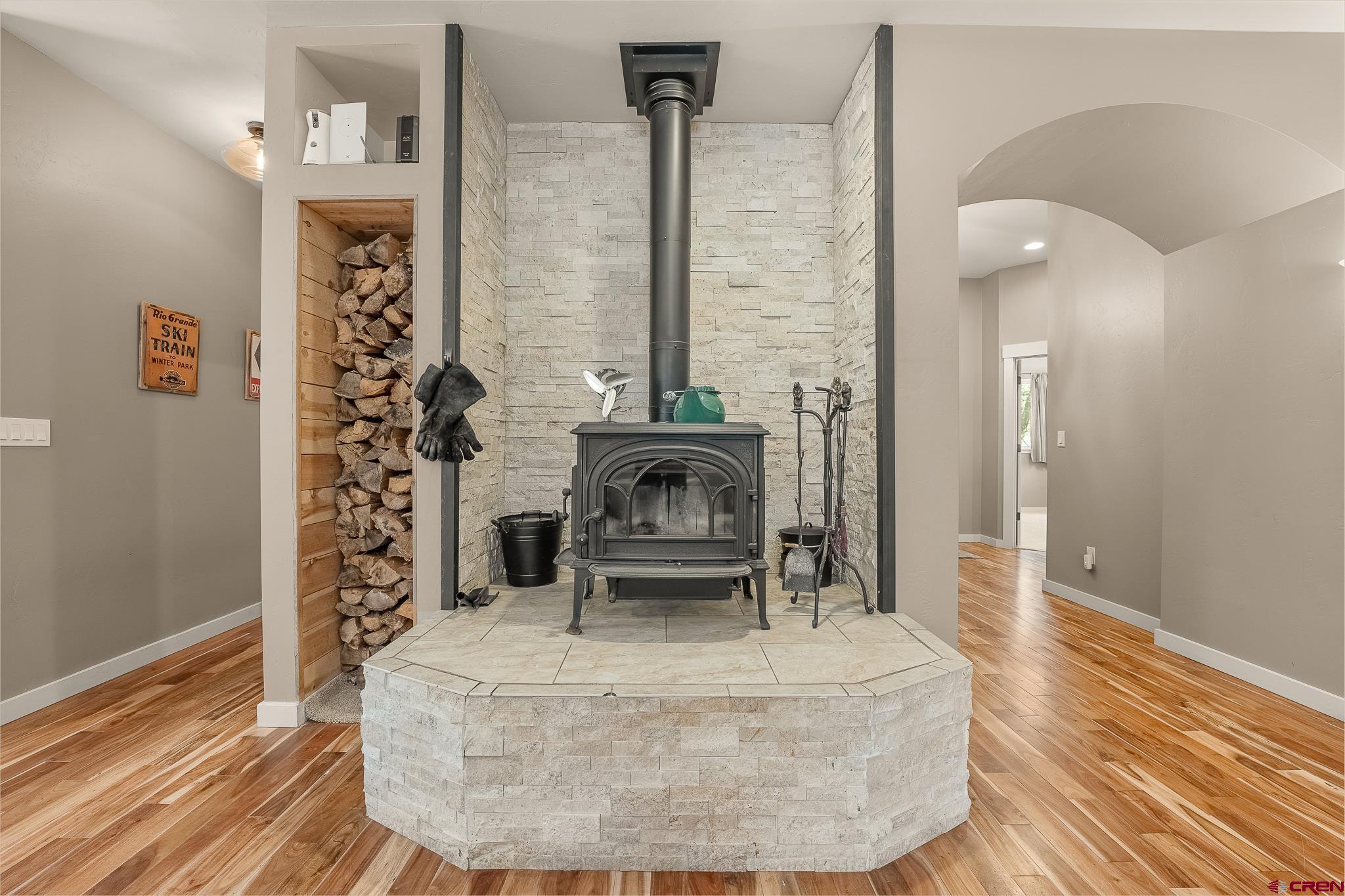 671 Sierra Circle Durango, CO 81301 - Photo 8 of 35 view of living room with furniture and wooden floor