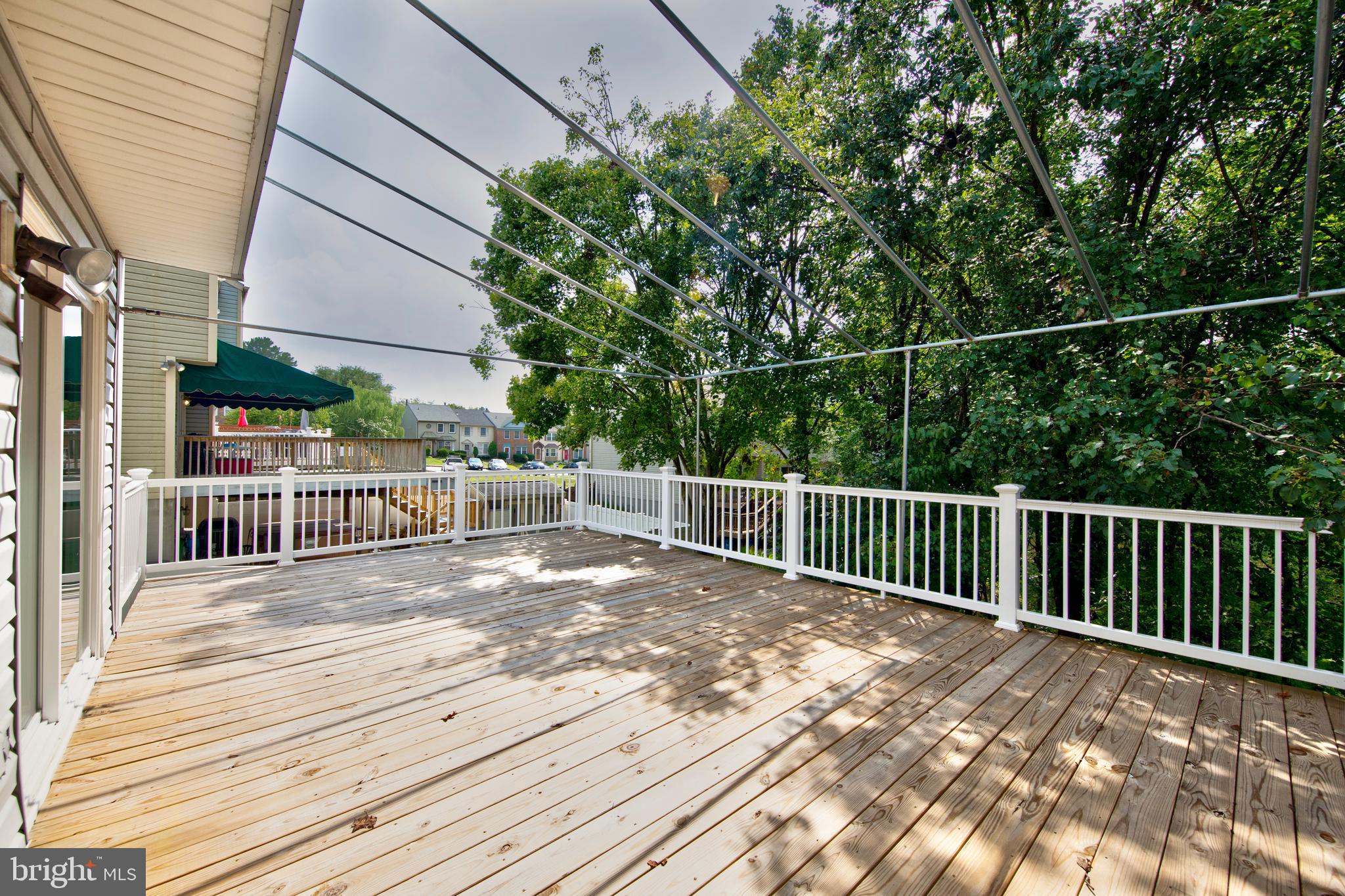 8728 Silver Hall Road Perry Hall, MD 21128 - Photo 26 of 29 Deck w/ maintenance free railings & large canopy