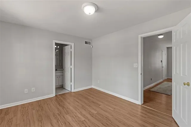 wooden floor in an empty room