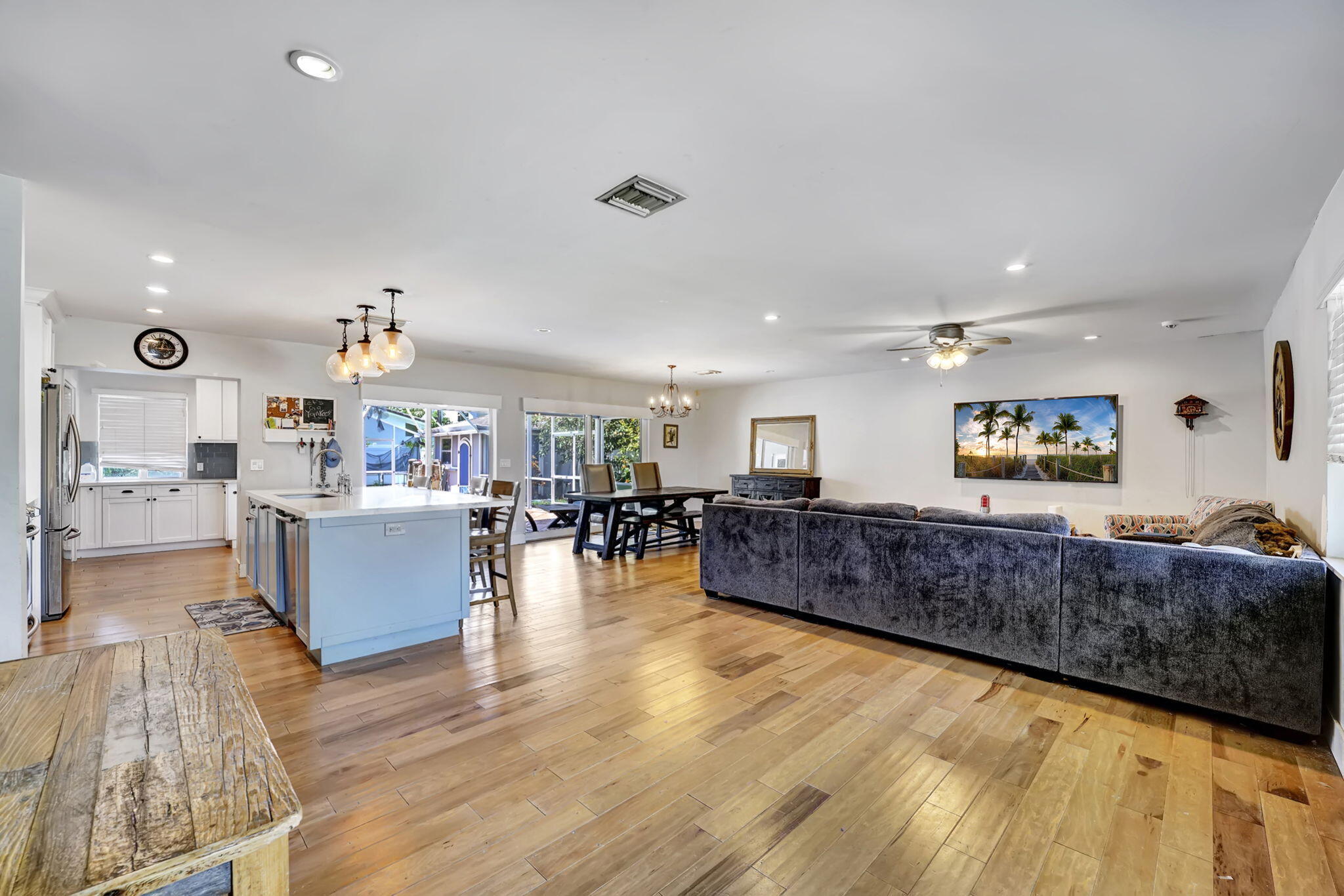 1260 Southwest 17th Street Boca Raton, FL 33486 - Photo 3 of 23 a living room with furniture and a wooden floor