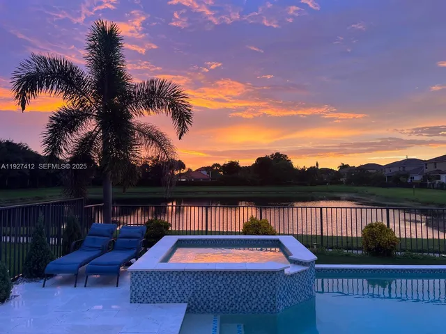 a outdoor living space with furniture and a garden