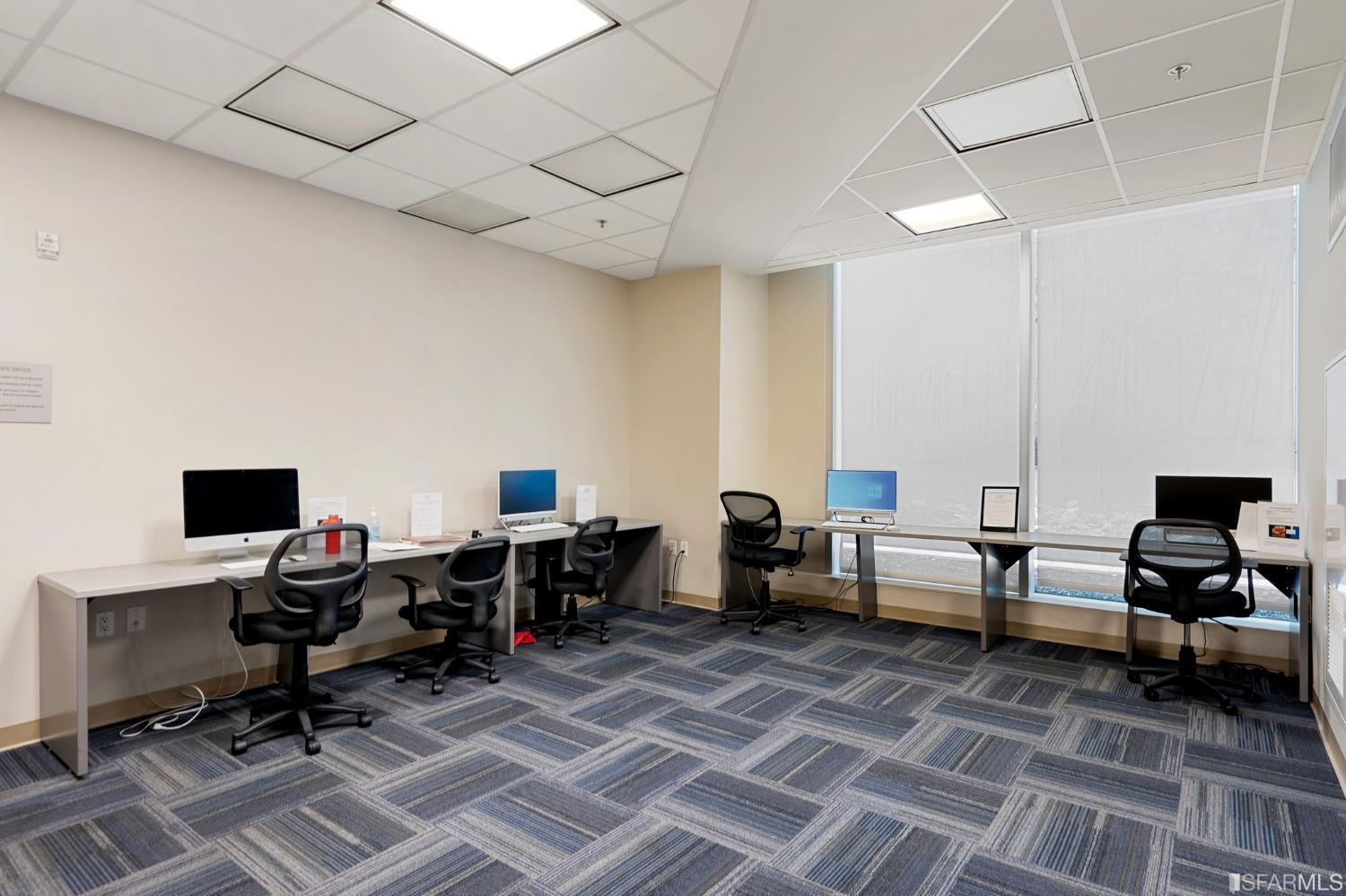 301 Main Street, Unit 17E San Francisco, CA 94105 - Photo 19 of 22 a view of a workspace with furniture