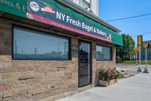 a sign on the side of a building