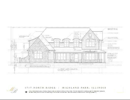 1717 Ridge Road Highland Park, IL 60035 - Photo 6 of 12 a black and white photo of a house