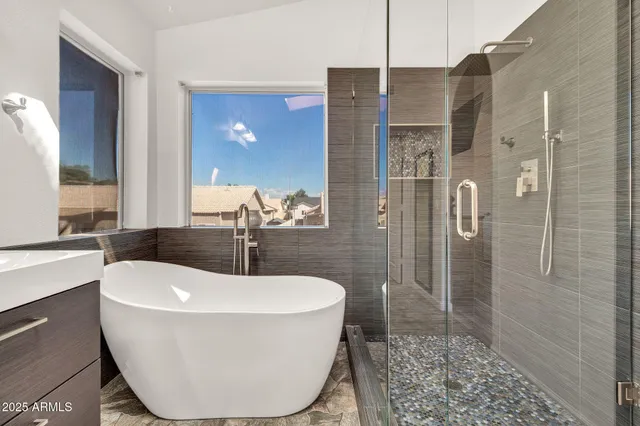 a view of city from a balcony