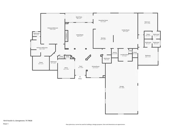 $875,000 | 104 East Rustle Cove, Georgetown, TX 78628