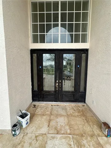 a view of entrance gate of the house