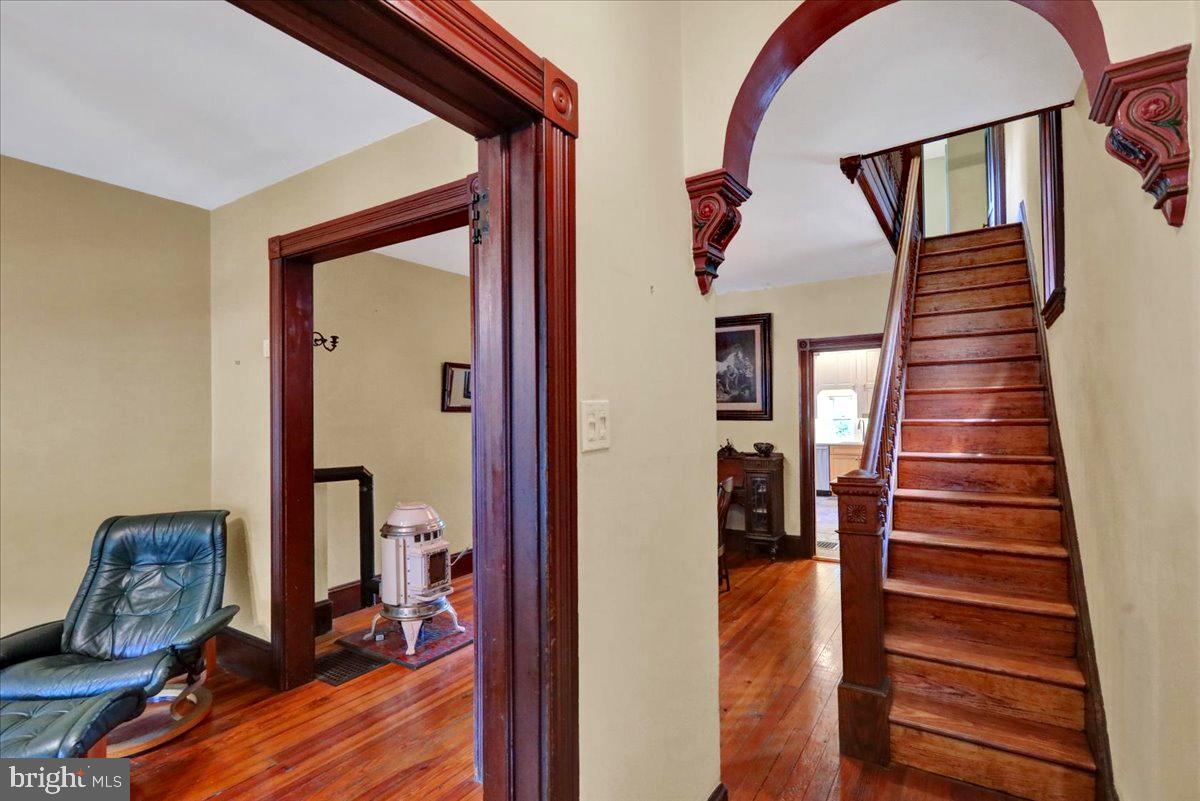 315 Nevin Street Lancaster, PA 17603 - Photo 9 of 41 a view of entryway and hall with wooden floor