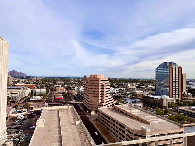 a view of a city with buildings