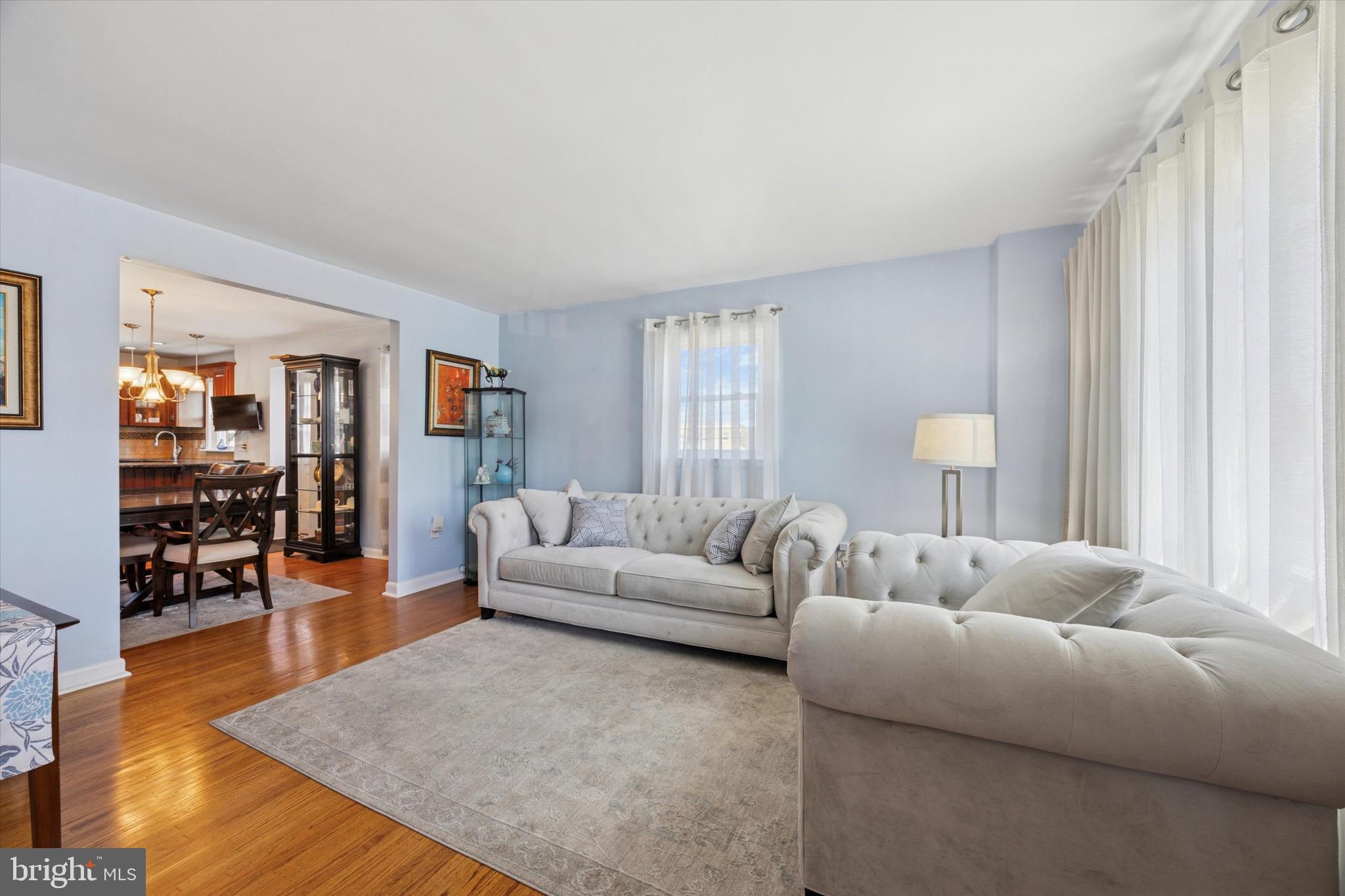 401 Haverford Road Folsom, PA 19033 - Photo 5 of 26 a living room with furniture and wooden floor