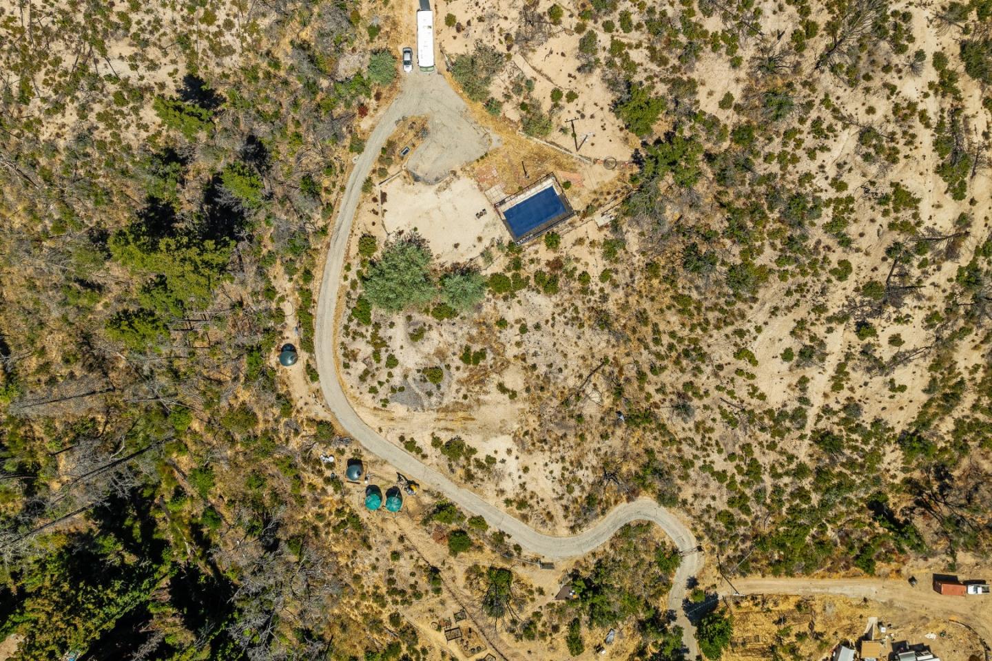 500 Hill House Road Boulder Creek, CA 95006 - Photo 4 of 22 a view of a yard with a tree