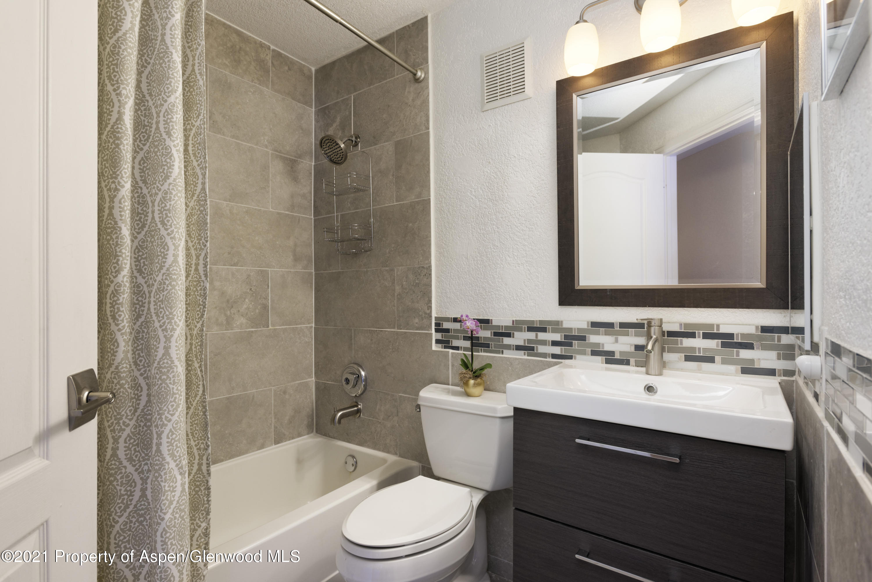 8104 Elk Lane Basalt, CO 81621 - Photo 8 of 13 a bathroom with a sink a toilet a mirror and shower