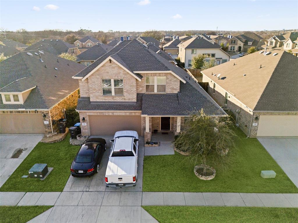 1908 Augustus Drive Fort Worth, TX 76120 - Photo 17 of 24 an aerial view of a house with patio