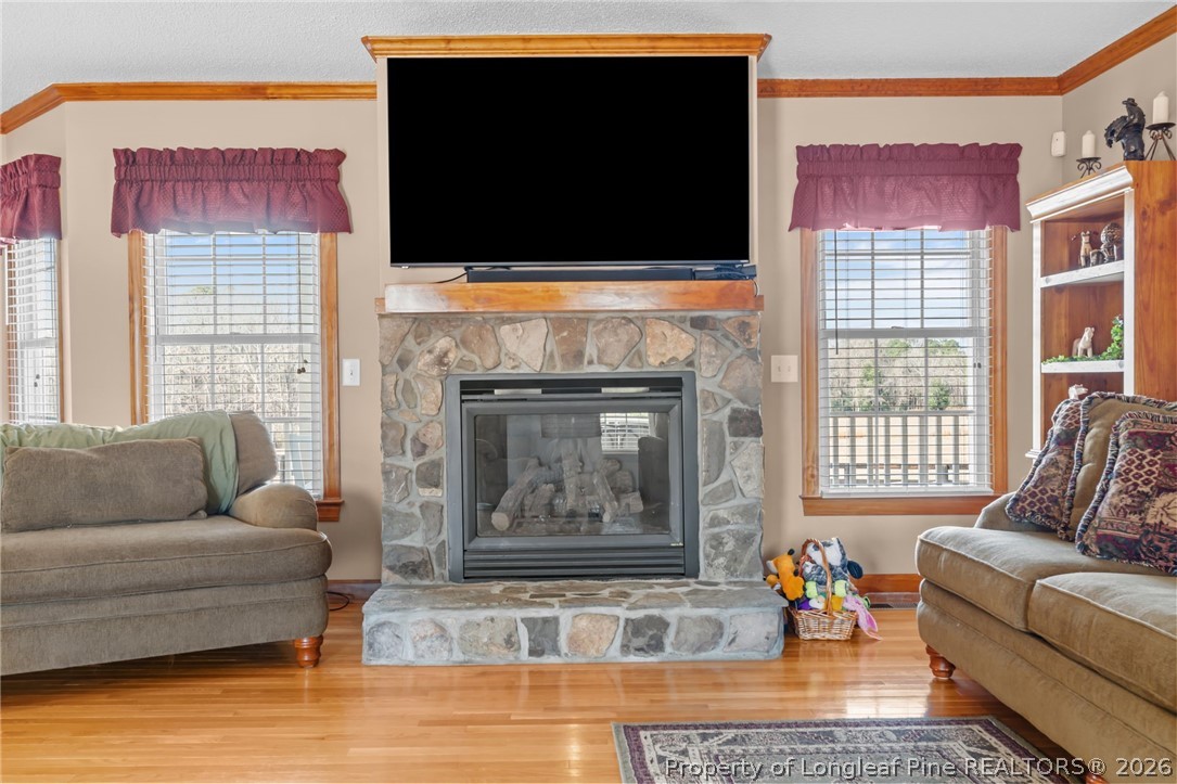 4240 Nicholson Road Cameron, NC 28326 - Photo 29 of 49 a living room with furniture and a flat screen tv