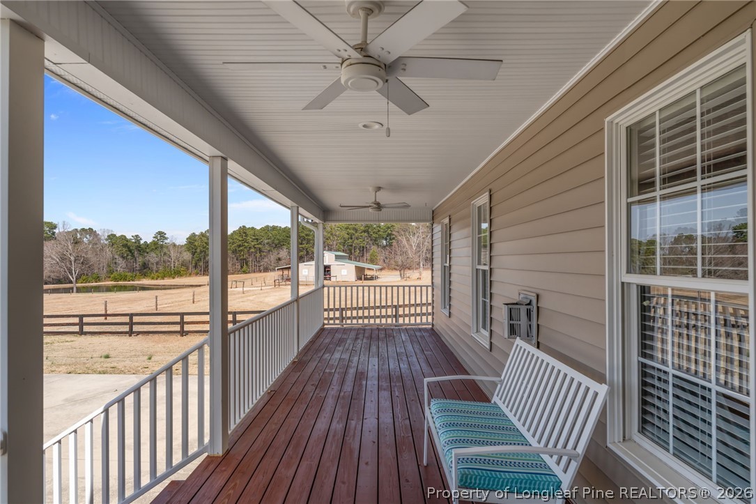 4240 Nicholson Road Cameron, NC 28326 - Photo 44 of 49 a view of a balcony with wooden floor