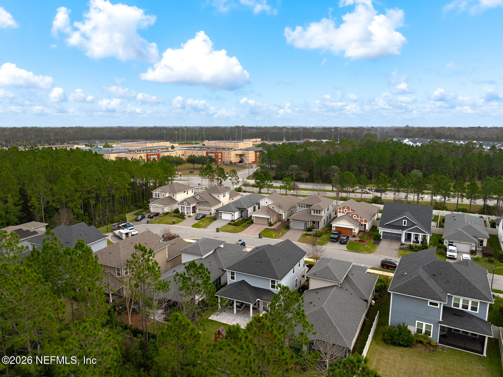 9742 Invention Lane Jacksonville, FL 32256 - Photo 40 of 53 Aerial of Street