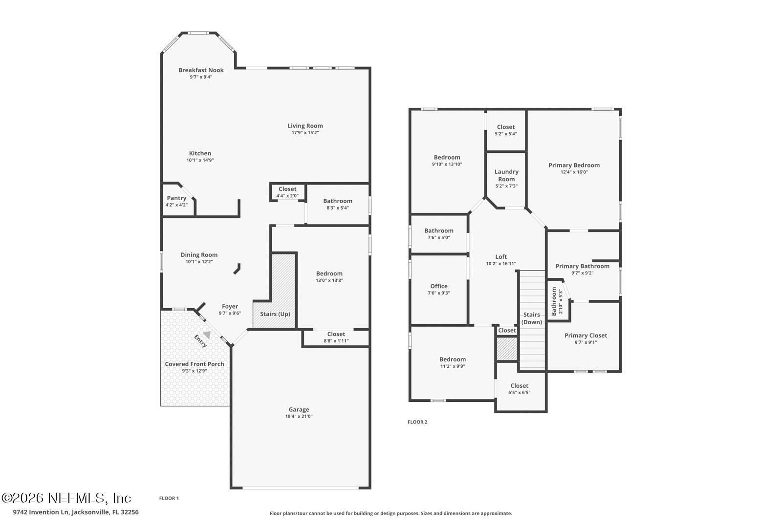 9742 Invention Lane Jacksonville, FL 32256 - Photo 53 of 53 Overall Floorplan