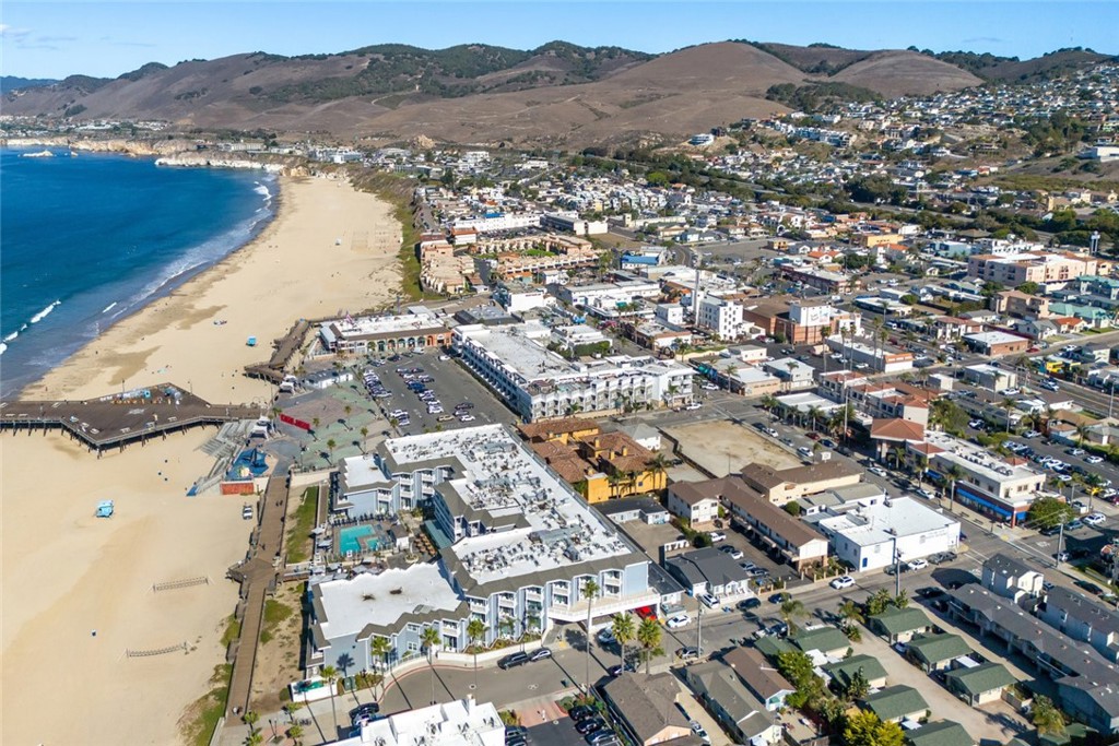160 Hinds Avenue, Unit 202 Pismo Beach, CA 93449 - Photo 41 of 47 an aerial view of residential house with outdoor space