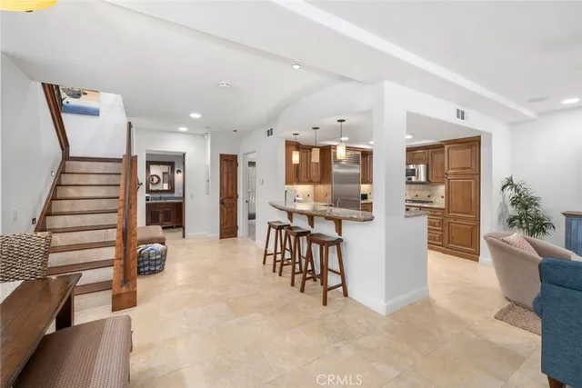 a view of a living room