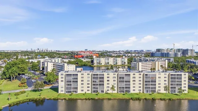 a view of a city with tall buildings