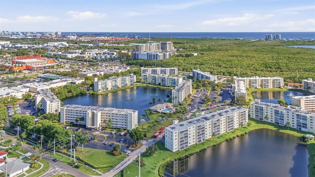311 Southeast 3rd Street, Unit 410 Dania Beach, FL 33004 - Photo 42 of 51 a view of a city with tall buildings