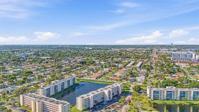 a view of a city from a lake